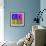 New Hampshire Pop Art Map 1-NaxArt-Framed Art Print displayed on a wall