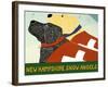 New Hampshire Snow Angels-Stephen Huneck-Framed Giclee Print