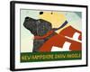 New Hampshire Snow Angels-Stephen Huneck-Framed Giclee Print