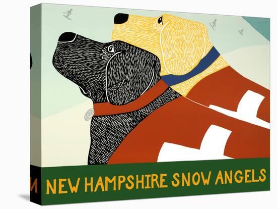 New Hampshire Snow Angels-Stephen Huneck-Stretched Canvas