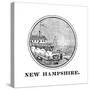 New Hampshire State Seal-null-Stretched Canvas