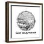 New Hampshire State Seal-null-Framed Giclee Print