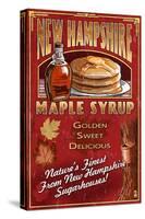 New Hampshire - Syrup-Lantern Press-Stretched Canvas