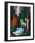 New Hampshire Town, 1931 (Watercolour and Gouache on Paperboard)-Oscar Florianus Bluemner-Framed Giclee Print