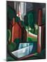 New Hampshire Town, 1931 (Watercolour and Gouache on Paperboard)-Oscar Florianus Bluemner-Mounted Giclee Print