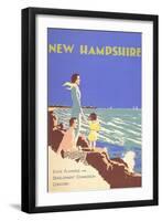 New Hampshire Travel Poster-null-Framed Art Print