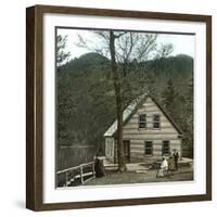 New Hampshire (United States), the White Mountains, Echo Lake House-Leon, Levy et Fils-Framed Photographic Print