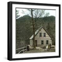 New Hampshire (United States), the White Mountains, Echo Lake House-Leon, Levy et Fils-Framed Photographic Print