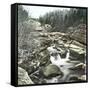 New Hampshire (United States), the White Mountains, the Smaller Falls of the Ammonoosuc River-Leon, Levy et Fils-Framed Stretched Canvas