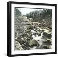 New Hampshire (United States), the White Mountains, the Smaller Falls of the Ammonoosuc River-Leon, Levy et Fils-Framed Photographic Print