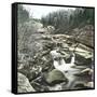 New Hampshire (United States), the White Mountains, the Smaller Falls of the Ammonoosuc River-Leon, Levy et Fils-Framed Stretched Canvas