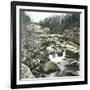 New Hampshire (United States), the White Mountains, the Smaller Falls of the Ammonoosuc River-Leon, Levy et Fils-Framed Photographic Print