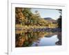 New Hampshire, White Mts Nf, Sugar Maple Reflect in the Swift River-Christopher Talbot Frank-Framed Photographic Print