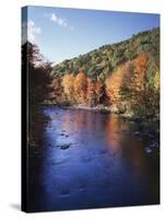 New Hampshire, White Mts Nf, Sugar Maples and Wild Ammonoosuc River-Christopher Talbot Frank-Stretched Canvas