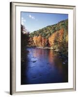 New Hampshire, White Mts Nf, Sugar Maples and Wild Ammonoosuc River-Christopher Talbot Frank-Framed Photographic Print