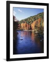 New Hampshire, White Mts Nf, Sugar Maples and Wild Ammonoosuc River-Christopher Talbot Frank-Framed Photographic Print