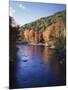 New Hampshire, White Mts Nf, Sugar Maples and Wild Ammonoosuc River-Christopher Talbot Frank-Mounted Photographic Print