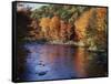 New Hampshire, White Mts Nf, Sugar Maples and Wild Ammonoosuc River-Christopher Talbot Frank-Framed Stretched Canvas