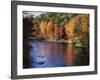 New Hampshire, White Mts Nf, Sugar Maples and Wild Ammonoosuc River-Christopher Talbot Frank-Framed Photographic Print