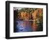 New Hampshire, White Mts Nf, Sugar Maples and Wild Ammonoosuc River-Christopher Talbot Frank-Framed Photographic Print