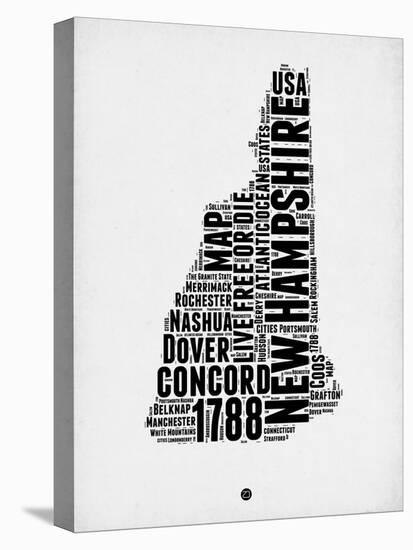 New Hampshire Word Cloud 2-NaxArt-Stretched Canvas