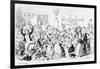 New Harmony - All Owin' - No Payin', 1845-George Cruikshank-Framed Giclee Print