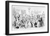 New Harmony - All Owin' - No Payin', 1845-George Cruikshank-Framed Giclee Print