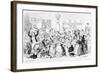 New Harmony - All Owin' - No Payin', 1845-George Cruikshank-Framed Giclee Print