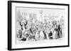 New Harmony - All Owin' - No Payin', 1845-George Cruikshank-Framed Giclee Print