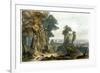 New Harmony on the Wabash, Plate 2 from Volume 2 of "Travels in the Interior of North America"-Karl Bodmer-Framed Giclee Print