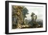 New Harmony on the Wabash, Plate 2 from Volume 2 of "Travels in the Interior of North America"-Karl Bodmer-Framed Giclee Print