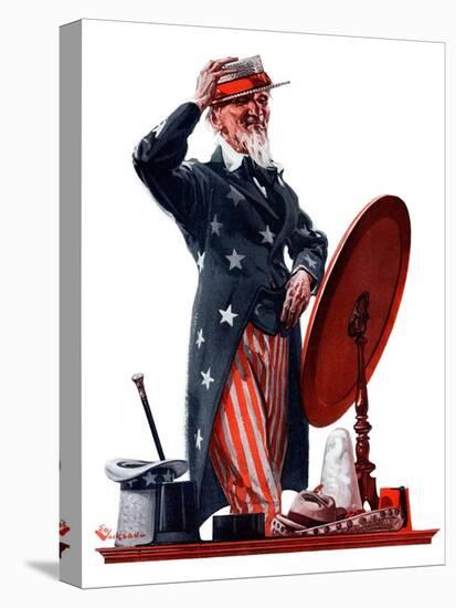 "New Hat for Uncle Sam,"May 12, 1923-Elbert Mcgran Jackson-Stretched Canvas