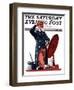 "New Hat for Uncle Sam," Saturday Evening Post Cover, May 12, 1923-Elbert Mcgran Jackson-Framed Giclee Print