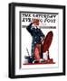 "New Hat for Uncle Sam," Saturday Evening Post Cover, May 12, 1923-Elbert Mcgran Jackson-Framed Giclee Print