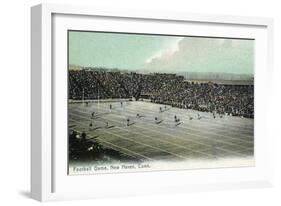 New Haven, Connecticut - Football Game at Yale Bowl-Lantern Press-Framed Art Print