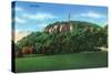 New Haven, Connecticut - View of East Rock-Lantern Press-Stretched Canvas