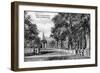 New Haven, Connecticut, View of Yale University Campus-Lantern Press-Framed Art Print