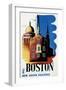 New Haven Railroad, Boston-Ben Nason-Framed Art Print
