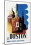 New Haven Railroad, Boston-Ben Nason-Mounted Art Print