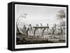 New Holland, Port Jackson: Burial Ceremony of the Aborigines Book Illustration-null-Framed Stretched Canvas