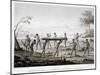 New Holland, Port Jackson: Burial Ceremony of the Aborigines Book Illustration-null-Mounted Giclee Print