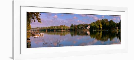 New Hope-Lambertville Bridge, Delaware River, New Hope, Bucks County, Pennsylvania, USA-null-Framed Photographic Print