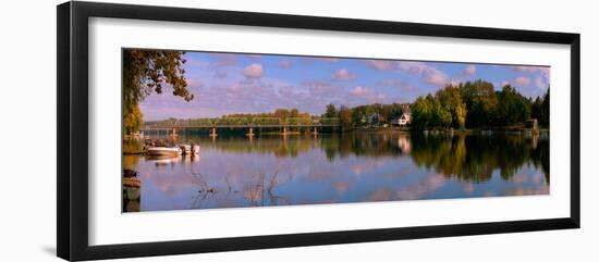 New Hope-Lambertville Bridge, Delaware River, New Hope, Bucks County, Pennsylvania, USA-null-Framed Photographic Print