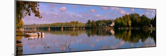 New Hope-Lambertville Bridge, Delaware River, New Hope, Bucks County, Pennsylvania, USA-null-Mounted Photographic Print