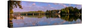 New Hope-Lambertville Bridge, Delaware River, New Hope, Bucks County, Pennsylvania, USA-null-Stretched Canvas