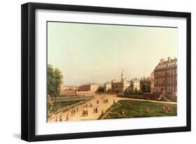 New Horse Guards from St. James's Park-Canaletto-Framed Premium Giclee Print