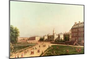 New Horse Guards from St. James's Park-Canaletto-Mounted Giclee Print