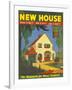 New House, Moving Houses Property Magazine, UK, 1935-null-Framed Giclee Print