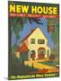 New House, Moving Houses Property Magazine, UK, 1935-null-Mounted Giclee Print