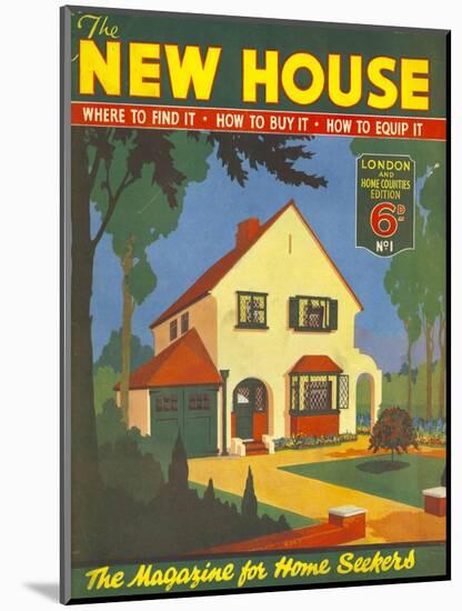 New House, Moving Houses Property Magazine, UK, 1935-null-Mounted Giclee Print